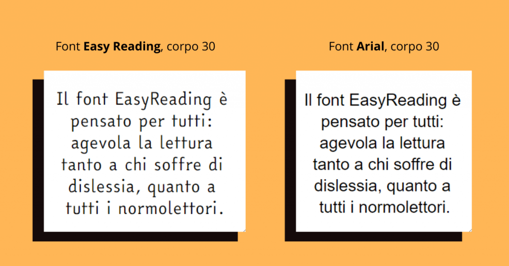 font easyreading dislessia